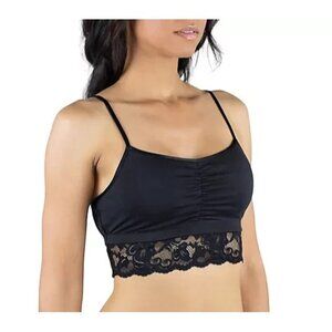 Everviolet Astrid Jersey Comfort Bra with Lace Black  X-Large A619891